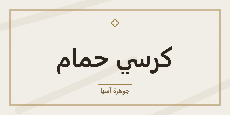 كرسي حمام